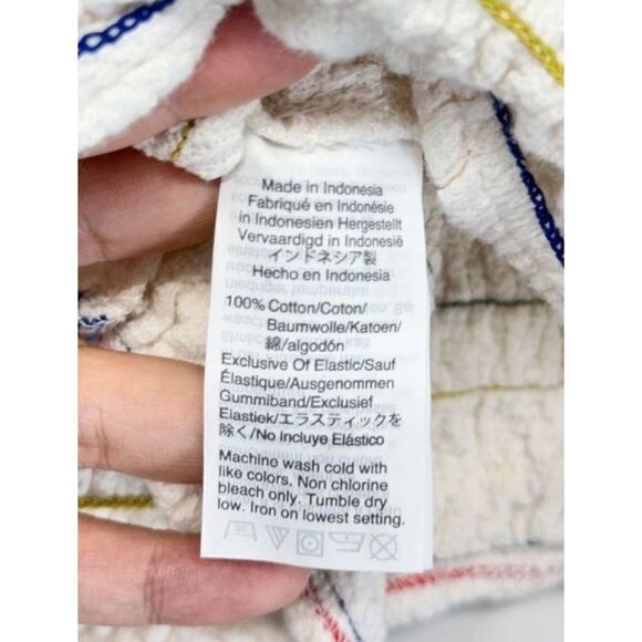 Madewell Texture & Thread Tank Top Rainbow Stripe Sleeveless Casual Size XL - Picture 7 of 7